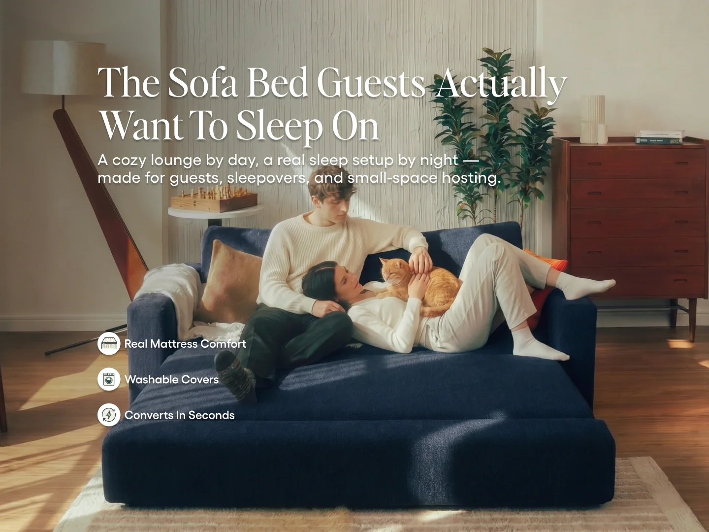 Cushie Snuggle Sofa Bed - Image 5
