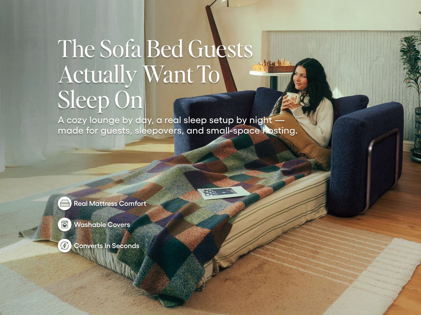 Cushie Snuggle Sofa Bed - Image 6